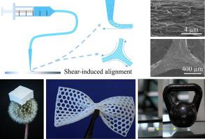 3D printing of lightweight, super-strong yet flexible all-cellulose structure
